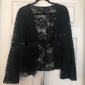 ABS evening lace blouse